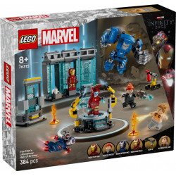 Klocki Super Heroes 76315 Laboratorium Iron Mana: Zbrojownia 