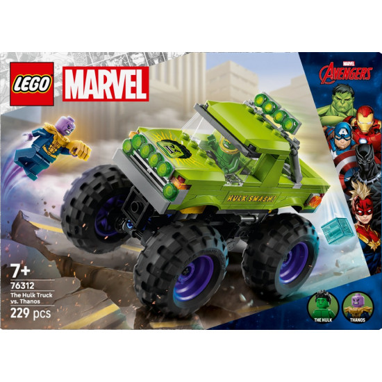 Klocki Super Heroes 76312 Monster truck Hulka kontra Thanos 