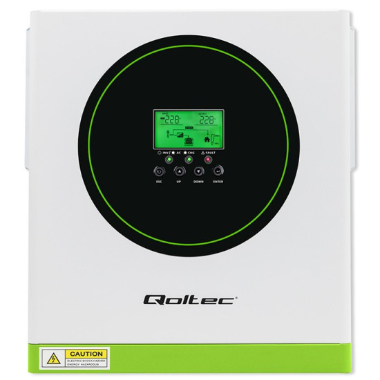 Hybrydowy Inwerter solarny Off-Grid 1500W 100A | 12V | MPPT |    Sinus | Opcja Wi-Fi | Power Factor 1.0 