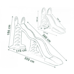 Zjeżdżalnia Megagliss 2 w 1 