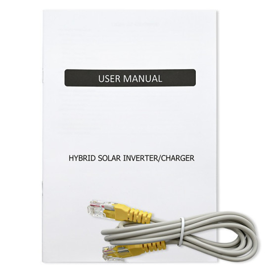 Hybrydowy Inwerter solarny Off-Grid 3500W | 100A | 24V | MPPT |  BMS | opcja Wi-Fi | Sinus | Power Factor 1.0 