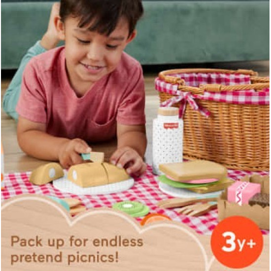 Wooden Koszyk piknikowy