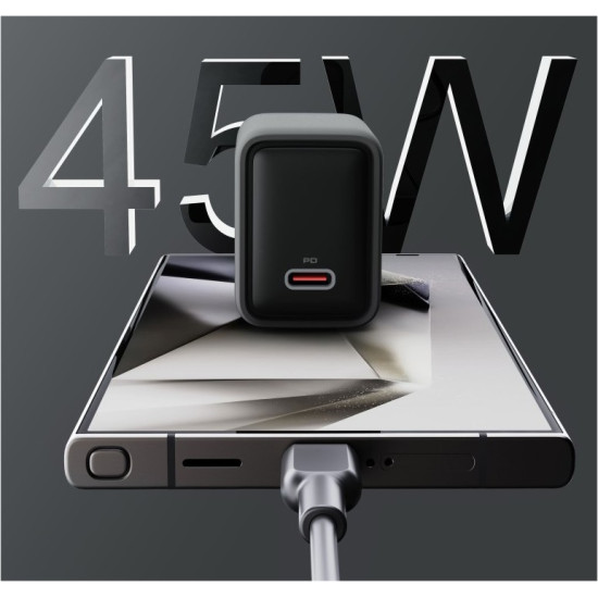 Ładowarka sieciowa PA-C2 1xUSB-C PD 45W 4A QC4+ PD3.0 AFC PPS FCP SCP SSCP
