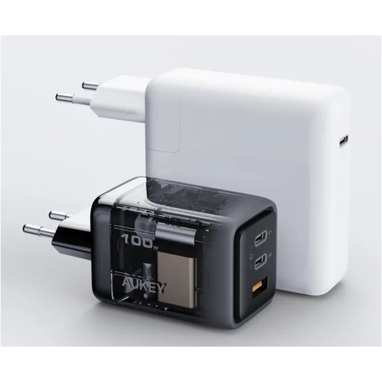 Ładowarka sieciowa PA-C5 3xUSB (2xUSB-C i 1xUSB-A) 100W 5A QC5.0 PD3.0 AFC PPS FCP SCP