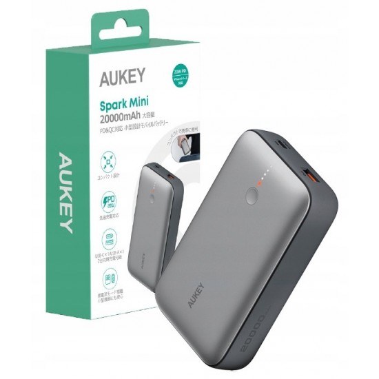 Mini Power Bank PB-Y57| 20000mAh | 22.5W | 2xUSB | PD 3.0 QC 3.0 LED Mini Power Bank PB-Y57| 20000mAh | 22.5W | 2xUSB | PD 3.0 QC 3.0 LED