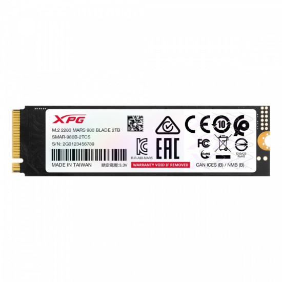 Dysk SSD XPG MARS 980 BLADE 2TB PCIe 5x4 14/13 GB/s M2