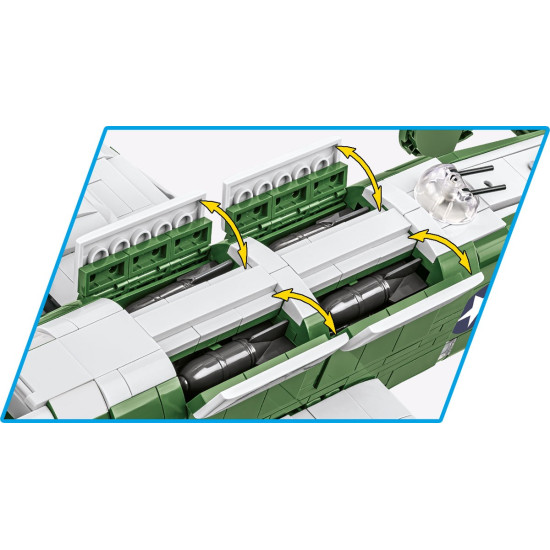 Klocki Consolidated B-24D Liberator 1445 klocków
