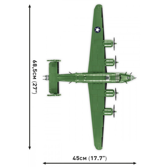 Klocki Consolidated B-24D Liberator 1445 klocków