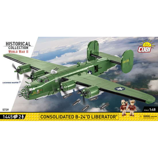 Klocki Consolidated B-24D Liberator 1445 klocków