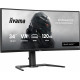 Monitor 34 cale G-Master GCB3482WQSU-B1,VA,UWQHD,120HZ,1500R, 21:9, 500cd,2x5W