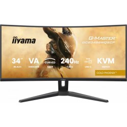 Monitor G-Master 34 cale GCB3486WQSCP-B1,VA,UWQHD,240HZ,1500R,500cd,21:9,     USB-C dock 95W, RJ45, 2x5W