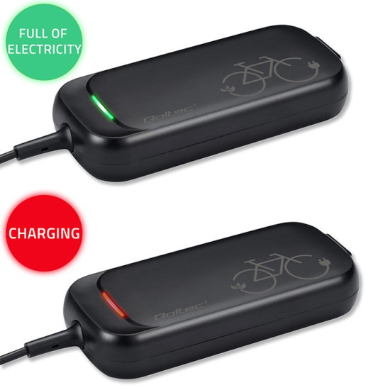 Ładowarka do roweru skutera elektrycznego 36V | 42V | 2A | 5.5*2.5 + wodoodporna + kabel zasilający 