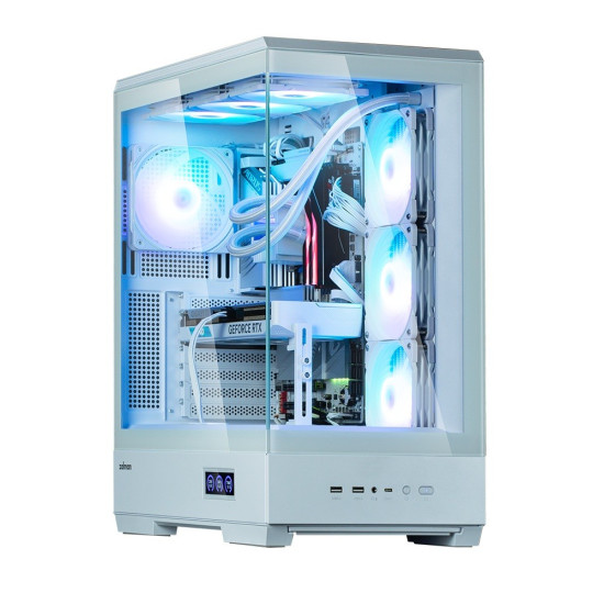 Obudowa P50 DS WHITE Mid-Tower 4x ARGB Fans 