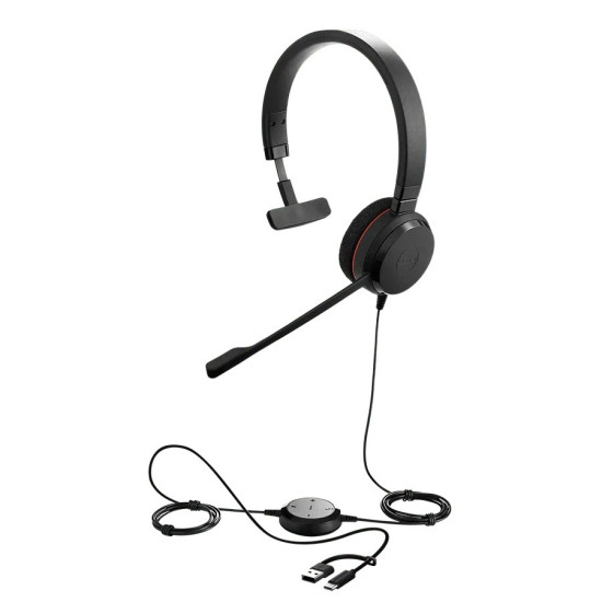 Słuchawki Evolve 20 SE USB-A amp C MS Stereo 