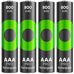 Akumulatorki R03/AAA Ni-MH 800mAh blister 4szt. GP RECYKO PRO