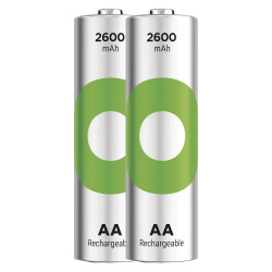 Akumulatorki R6/AA Ni-MH 2600mAh blister 2szt. GP RECYKO