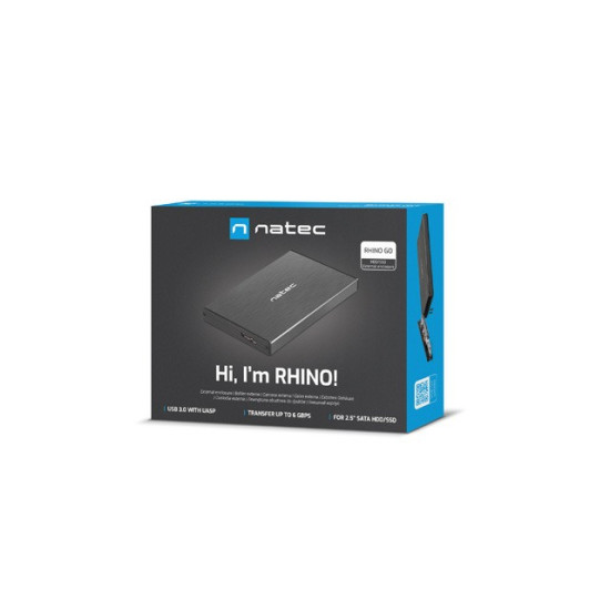 Kieszeń zewnętrzna HDD/SSD Sata Rhino Go 2,5' USB 3.0 