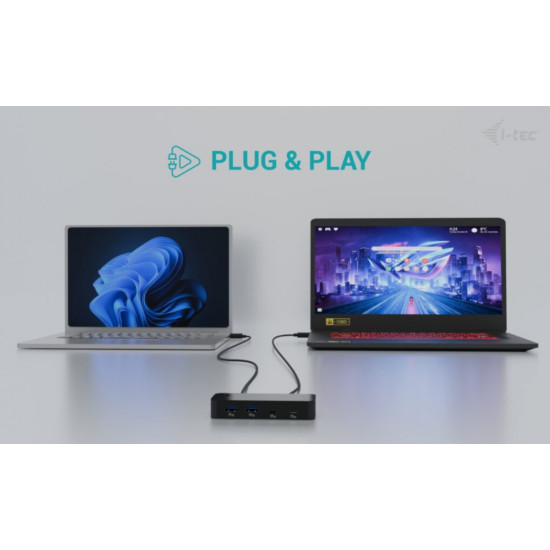 Universal KVM HUB 2x USB-C + 2x USB-A 3.0 