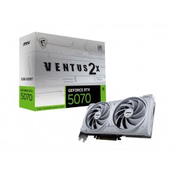 Karta graficzna GeForce RTX 5070 12G VENTUS 2X OC WHITE GDDR7 192bit