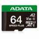 Karta microSD Speed Plus 64GB UHS1 U3 V30 A2 160/140 MB/s
