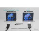 Uniwersalny metalowy ładujący HUB 2xUSB-C/2xUSB-A PD 85W 