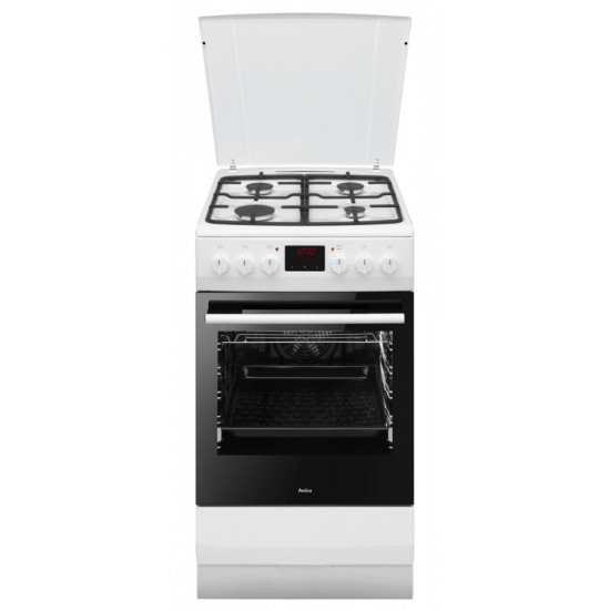 Kuchnia gazowo-elektryczna 510GEH3.33ZpTaDpA(W) PIZZA