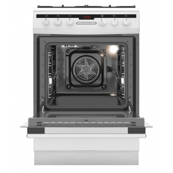 Kuchnia gazowo-elektryczna 617GEH3.33HZpTaDpA(W) PIZZA