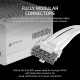 Zasilacz RM1000e WHITE 80+GOLD F.MODULAR ATX3.1 