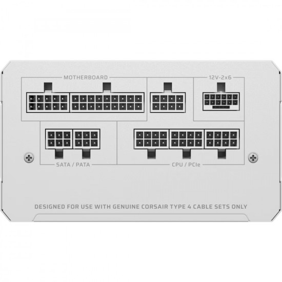 Zasilacz RM1000e WHITE 80+GOLD F.MODULAR ATX3.1 