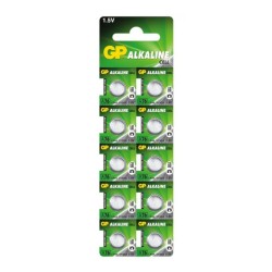 Baterie alkaliczne MINI GP A76/G13/AG13/L1154/LR44/157/V13GA/RW82 blister 10szt.