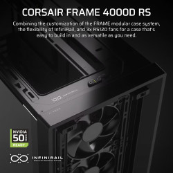 Obudowa FRAME 4000D RS Black Mid Tower ATX 