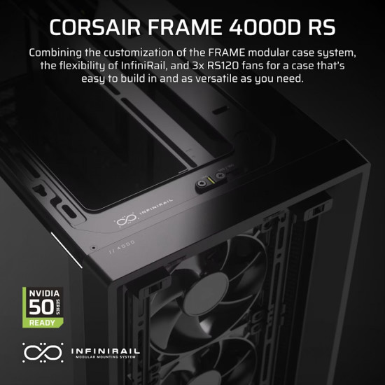 Obudowa FRAME 4000D RS Black Mid Tower ATX 