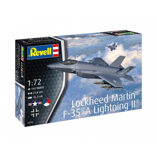 Model plastikowy Lockheed Martin F-35A Lightning II 1/72 