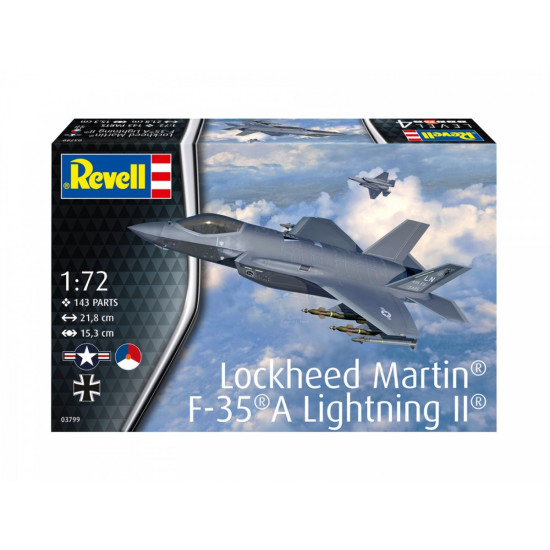 Model plastikowy Lockheed Martin F-35A Lightning II 1/72 