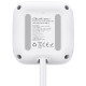 Kostka zasilająca przedłużacz 6w1 z podświetlanym włącznikiem |  3x AC | 2x USB | 1x USB-C PD 20W | biała | kabel 2m 