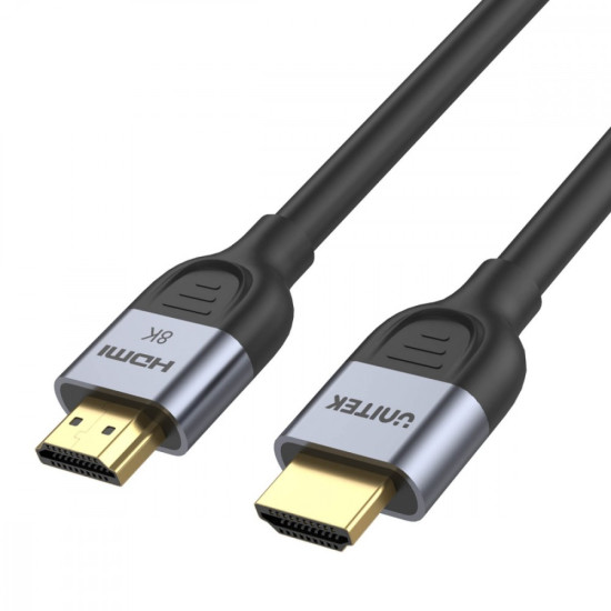 Kabel HDMI 2.1 8K 60Hz 1m; czarny; C11086GY01-1M 