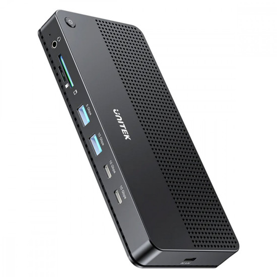 Stacja dokująca 13w1 USB-C, HDMI 2.1,DP 2.0,RJ45,10GBPs;D1104A01