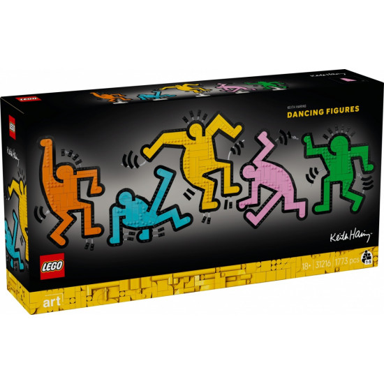 Klocki ART 31216 Keith Haring - tańczące postacie 