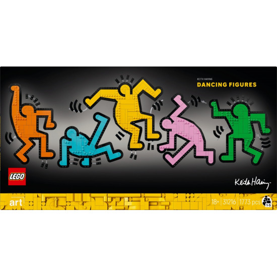 Klocki ART 31216 Keith Haring - tańczące postacie 