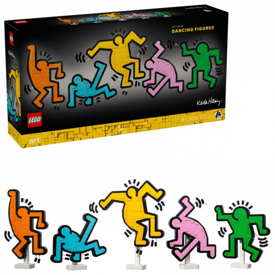 Klocki ART 31216 Keith Haring - tańczące postacie 