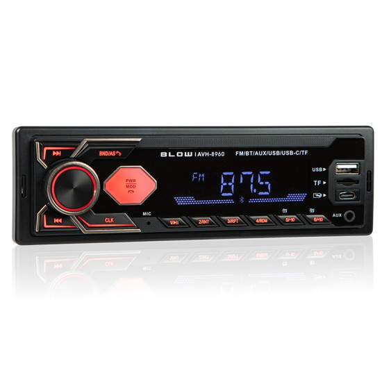 Radio samochodowe AVH-8960 1DIN RDS MP3/USB/micro SD/BLUETOOTH + USB-C