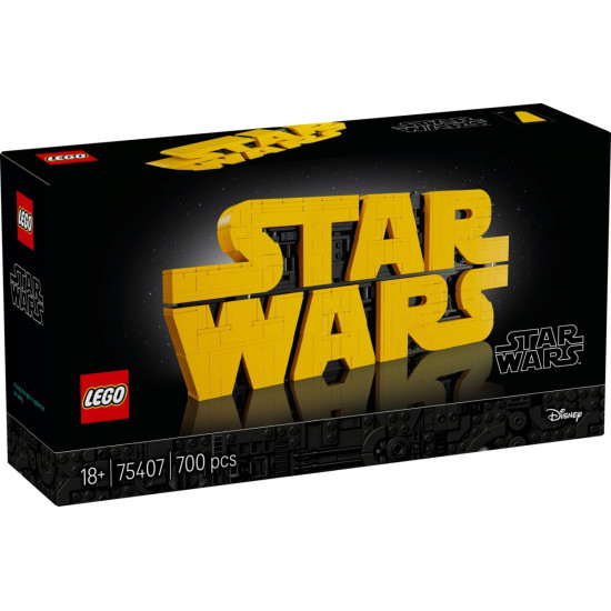 Klocki Star Wars 75407 Logo Star Wars zbudowane z klocków 