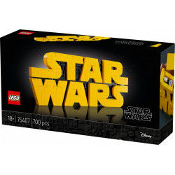 Klocki Star Wars 75407 Logo Star Wars zbudowane z klocków 