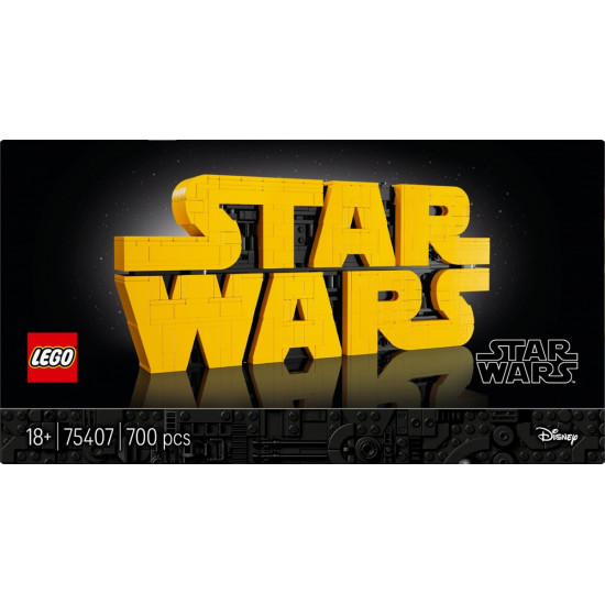 Klocki Star Wars 75407 Logo Star Wars zbudowane z klocków 