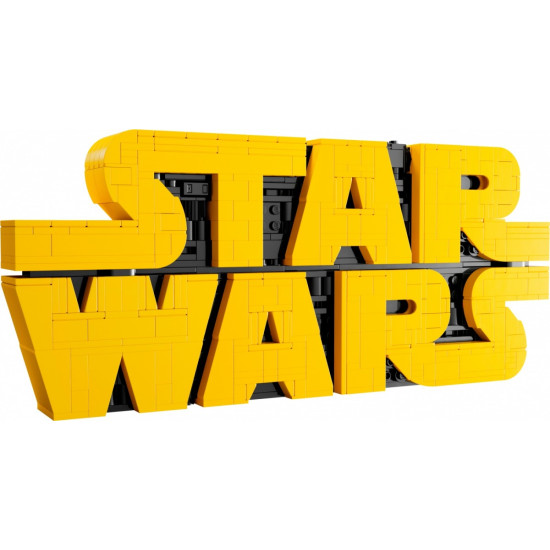 Klocki Star Wars 75407 Logo Star Wars zbudowane z klocków 