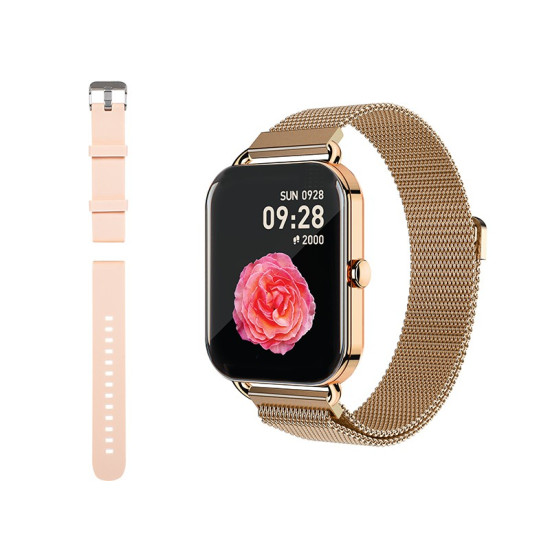Smartwatch X16 Bluetooth różowy