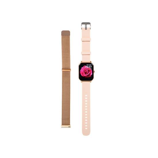 Smartwatch X16 Bluetooth różowy