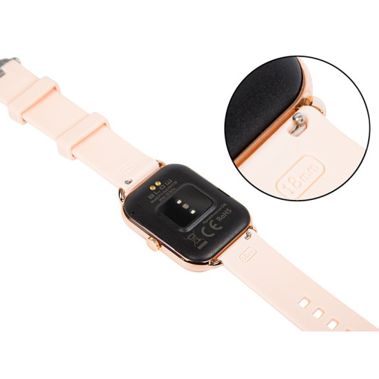 Smartwatch X16 Bluetooth różowy