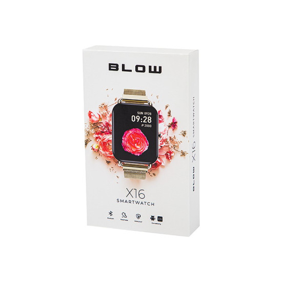 Smartwatch X16 Bluetooth różowy