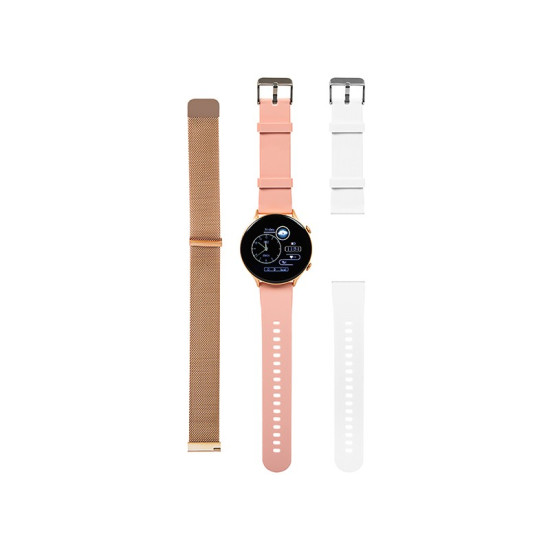 Smartwatch X19 Bluetooth różowy